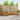 Set de canapele de exterior 7 buc. natural