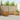 Set de canapele de exterior 9 buc. natural