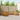 Set de canapele de exterior 9 buc. natural