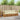 Set de canapele de exterior 3 buc. Natural și Crem