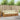 Set de canapele de exterior 3 buc. Natural și Crem