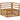Set de canapele de exterior 7 buc. natural Lemn Solid de Acacia
