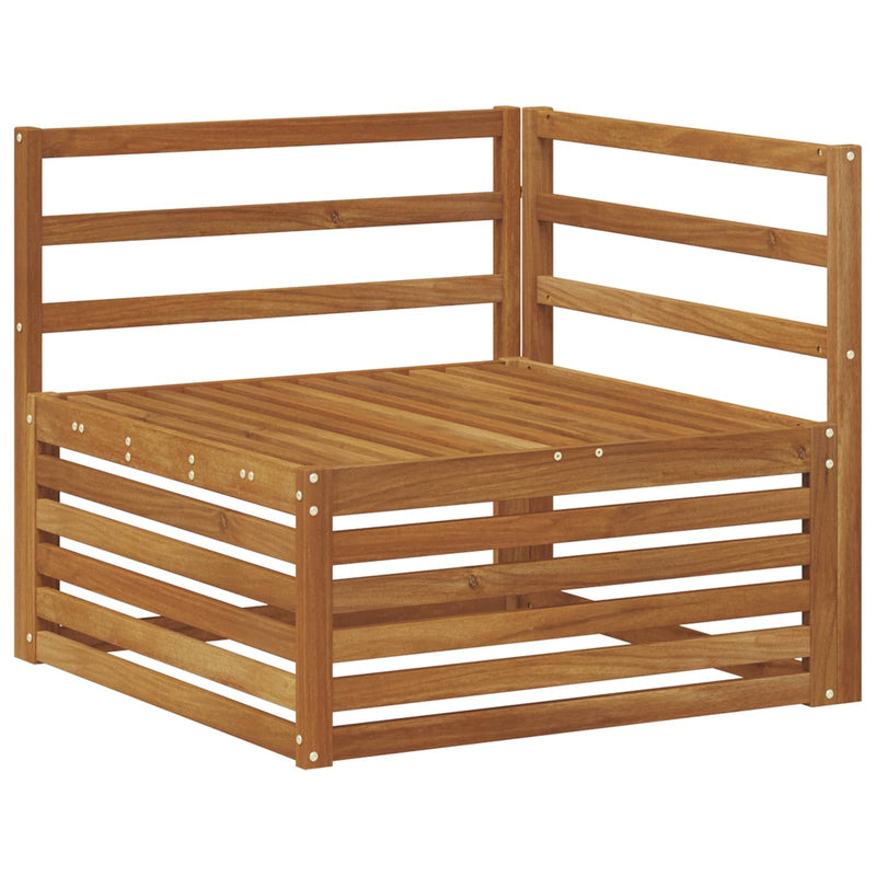 Set de canapele de exterior 7 buc. natural Lemn Solid de Acacia