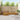 Set de canapele de exterior 6 buc. natural Lemn Solid de Acacia