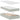 Pat cu storage cu headboard Gri deschis 100 x 200 cm Catifea