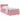Pat cu storage cu headboard Roz 90 x 190 cm Catifea