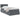 Pat cu storage cu headboard Gri închis 90 x 200 cm Catifea
