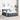 Pat cu storage cu headboard Gri închis 140 x 190 cm Catifea