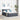 Pat cu storage cu headboard Gri închis 140 x 190 cm Catifea