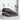 Pat cu storage cu headboard Gri închis 140 x 190 cm Catifea