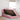 Pat cu storage cu headboard Roz 100 x 200 cm Catifea