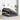 Pat cu storage cu headboard Gri închis 140 x 190 cm Catifea