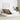 Pat cu storage Alb pur 200 x 200 cm Piele artificială