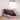 Pat cu LED și saltea Roz 90 x 200 cm Catifea
