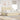 Pat cu storage cu headboard Creme 200 x 200 cm Țesătură