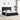 Pat cu storage cu headboard Negru 180 x 200 cm Catifea