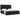 Pat cu storage cu headboard Negru 180 x 200 cm Catifea