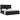 Pat cu storage cu headboard Negru 180 x 200 cm Catifea