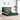 Pat cu storage cu headboard Verde închis 180 x 200 cm Catifea