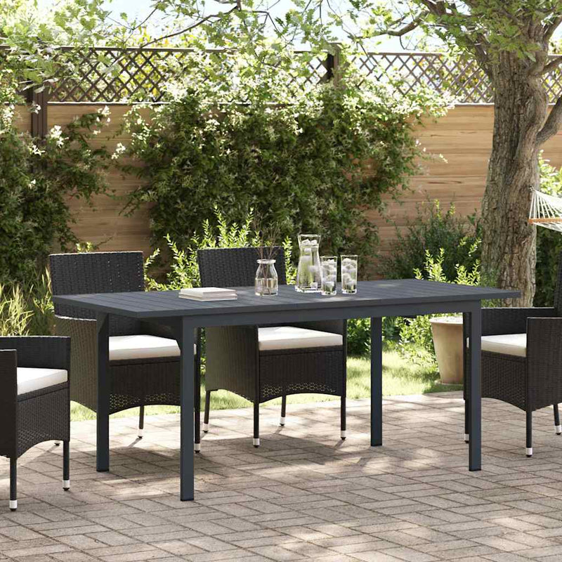 Masă de patio Antracit 180 x 80 x 74 cm