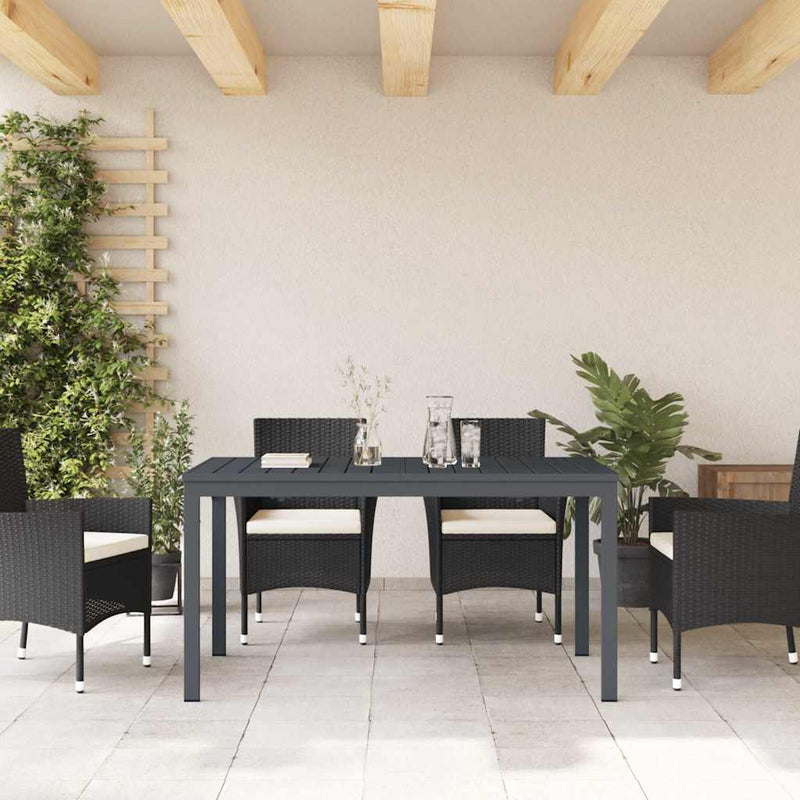 Masă de patio Antracit 180 x 80 x 74 cm