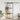 Ușă glisantă cu set feronerie neagră 76x205cm sticlă securizată
