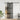 Ușă glisantă cu set feronerie neagră 76x205cm sticlă securizată