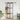 Ușă glisantă cu set feronerie neagră 76x205cm sticlă securizată