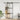 Ușă glisantă cu set feronerie neagră 76x205cm sticlă securizată
