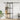 Ușă glisantă cu set feronerie neagră 76x205cm sticlă securizată