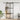 Ușă glisantă cu set feronerie neagră 90x205cm sticlă securizată