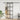 Ușă glisantă cu set feronerie neagră 76x205cm sticlă securizată