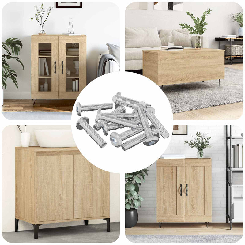 Șurub de blocare Simplu 2647 buc. Argintiu Oțel