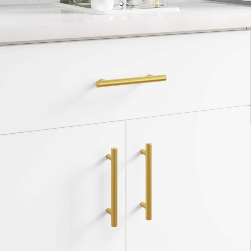 Mâner pentru Dulap 510 buc. Auriu 150 mm Oţel inoxidabil