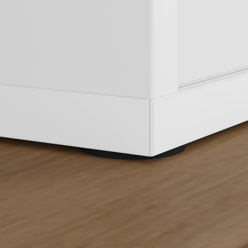 Tampoane pentru Picioare de Mobilier 2 buc. Negru Ø 30 x 2 mm