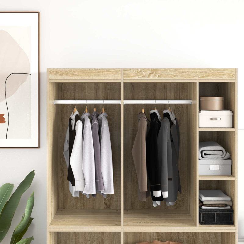 Șină pentru dressing 2 buc. Argintiu 664 x 15 x 29 mm