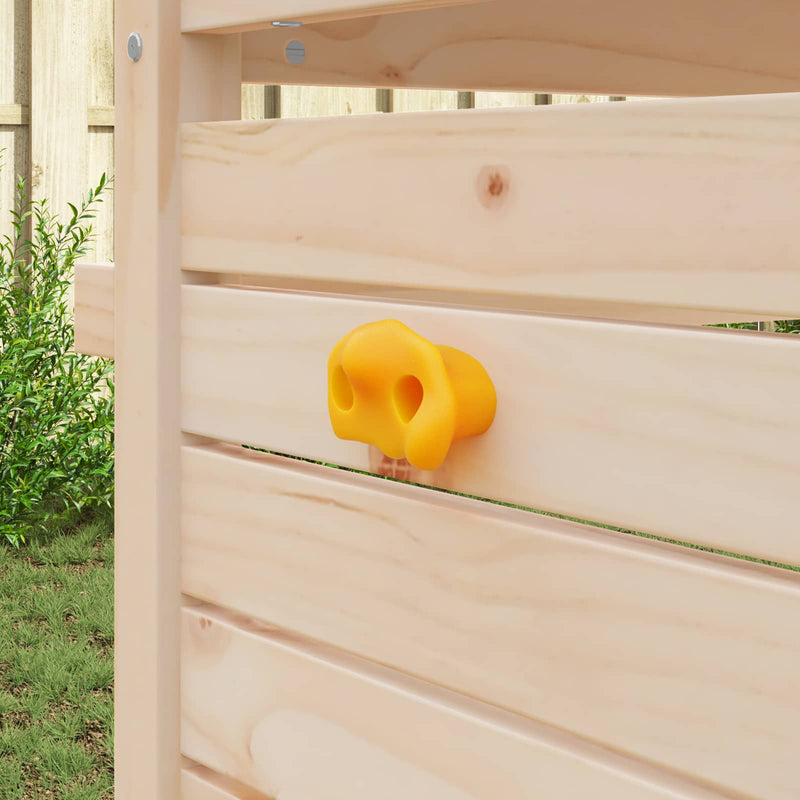 Priză de escaladă 2 buc. Galben 100 x 67 x 43 mm PP