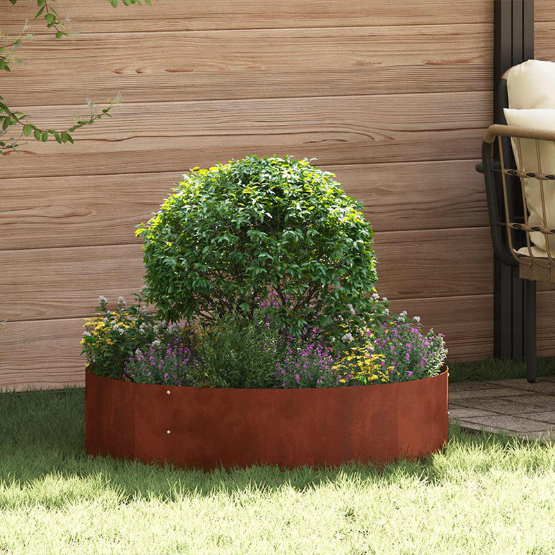 Inele pentru vaze 5 buc. Ruginit 80 x 80 x 20 cm