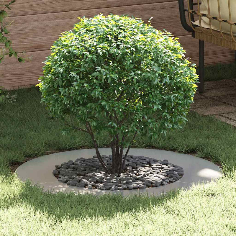 potrivit pentru inel de copac plat Argintiu Ø50/80 cm