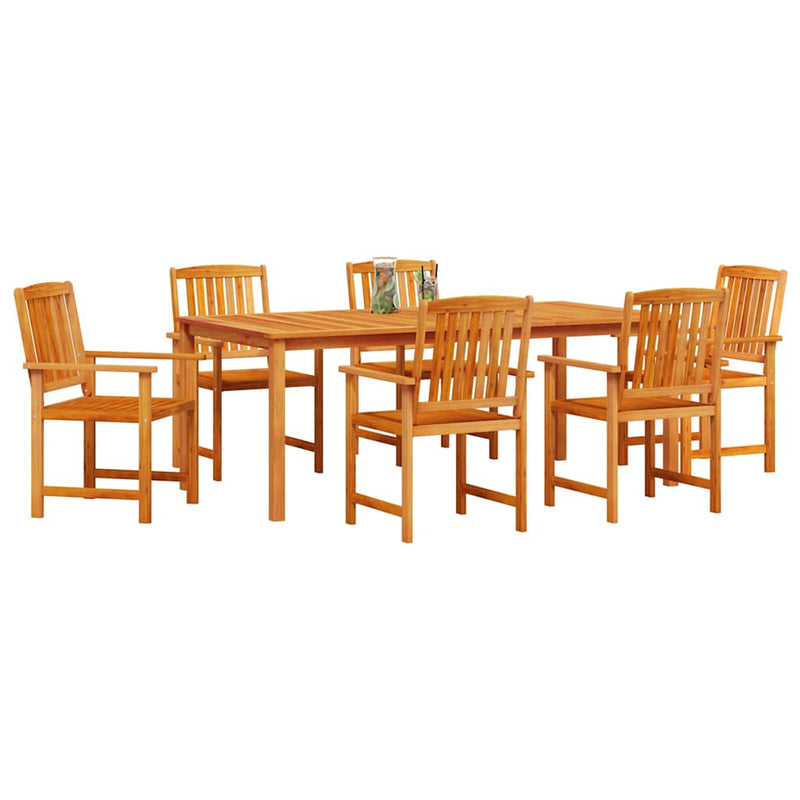 Set de masă pentru grădină 7 buc. Maro Lemn Solid de Acacia