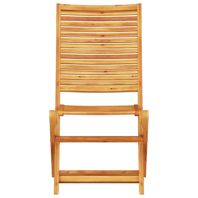 Set Bistro Pliabil 3 buc. Maro Lemn Solid de Acacia