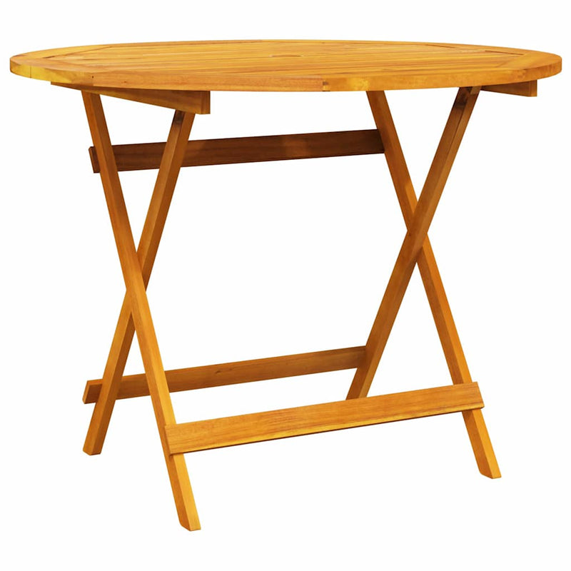 Set de masă pentru grădină 5 buc. Maro Lemn Solid de Acacia