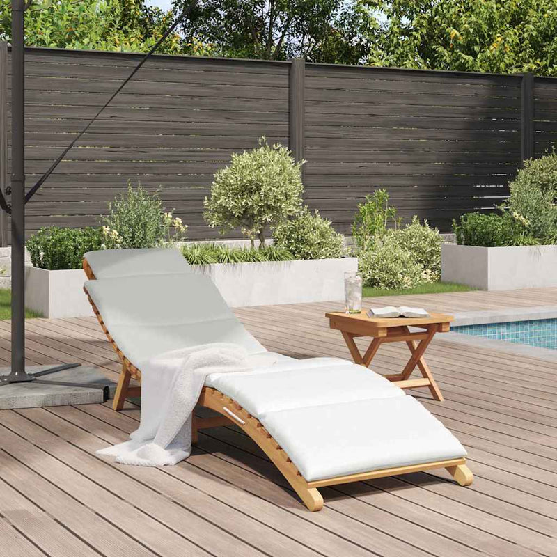Șezlong de grădină Maro 198 x 55 x 58,5 cm Lemn solid de tec