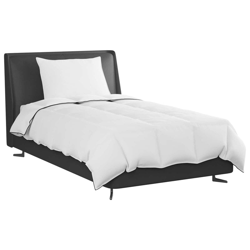 Duvet de iarnă cu pernă 2 buc. Alb Pene de rață