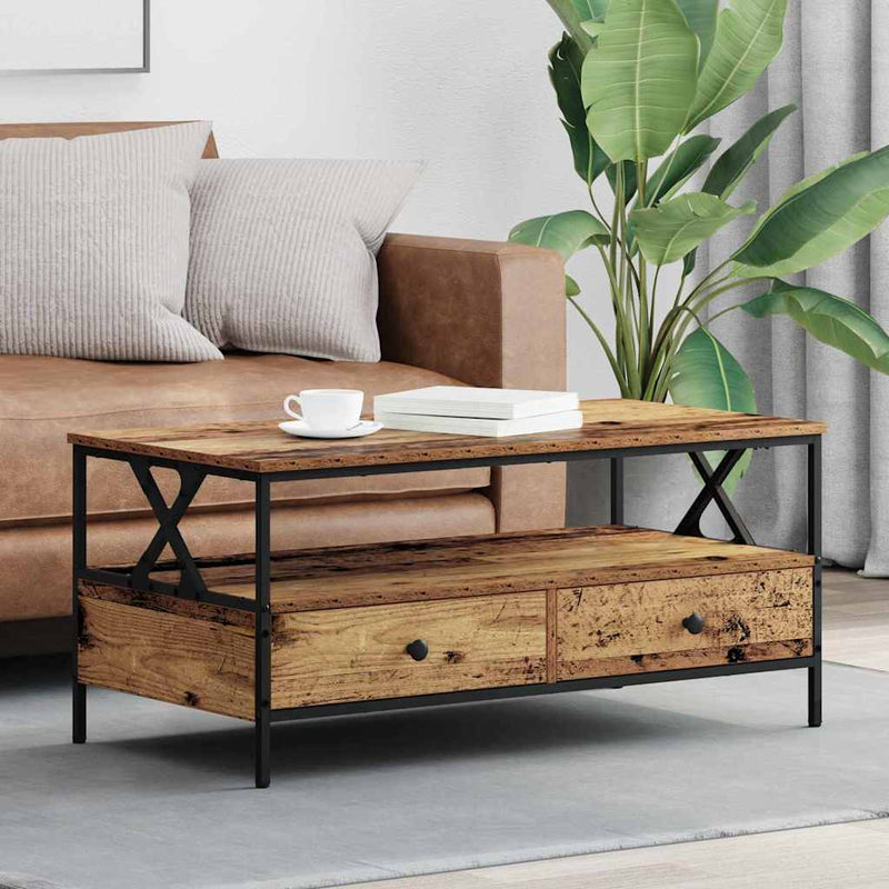 Masă de cafea Lemn vechi 100 x 51 x 45 cm Lemn prelucrat