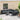 Set de canapele pentru grădină 8 buc. Negru Oțel