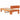 Cadru de pat Maroniu cerat 100 x 200 cm Lemn de pin masiv