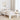 Cadru de pat cu headboard Alb 90 x 190 cm Lemn de pin masiv