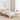 Cadru de pat cu headboard natural 80 x 200 cm Lemn de pin masiv