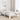 Cadru de pat cu headboard Alb 100 x 200 cm Lemn de pin masiv